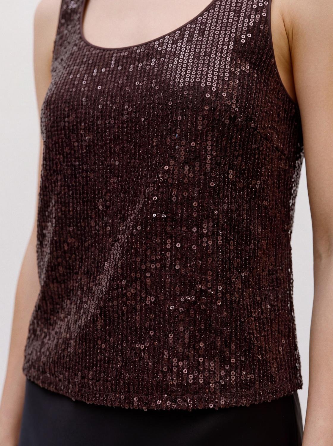 VMCHRISTINA Top - Chocolate Torte - VERO MODA & VILA Bergvik